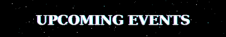 Upcoming Events — shooting star animation